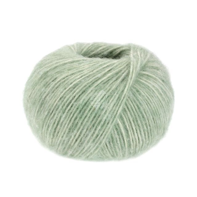 Natural Alpaca Pelo - Mottled Mint Col. 014- 50g Skein by Lana Grossa