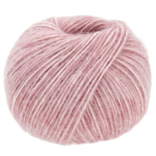 Natural Alpaca Pelo - Mottled Pink Col. 015- 50g Skein by Lana Grossa