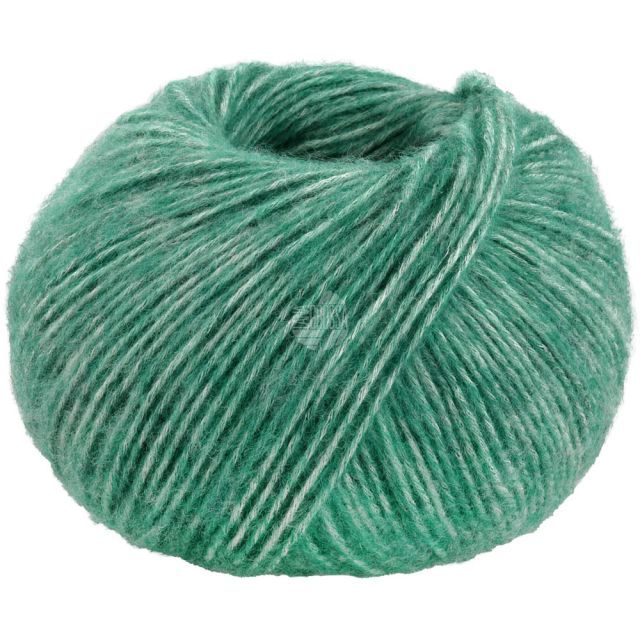 Natural Alpaca Pelo - Mottled Petrol Col. 025 - 50g Skein by Lana Grossa