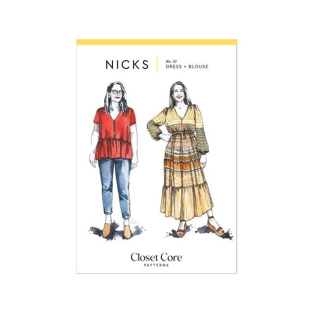 Closet Core - Nicks - Dress and Blouse Pattern