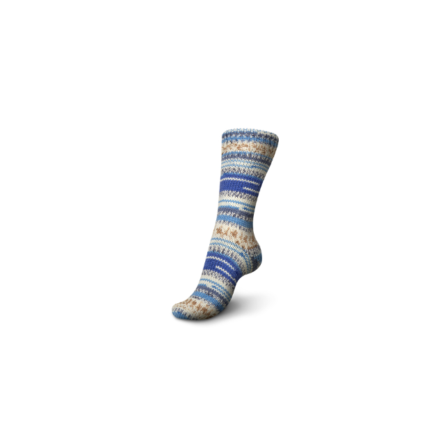 Regia Nordic Winter 8ply Sock Yarn - Snow Storm Col. 3041 - LIMITED EDITION 150g Skein