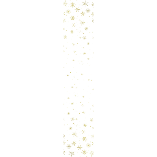 100% Cotton - Flurries Off White (332) - Ombre with Gold Metallic Snowflakes by Moda per 1/2m