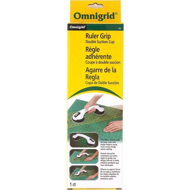 Omnigrid Ruler Grip with Double Suction Cup