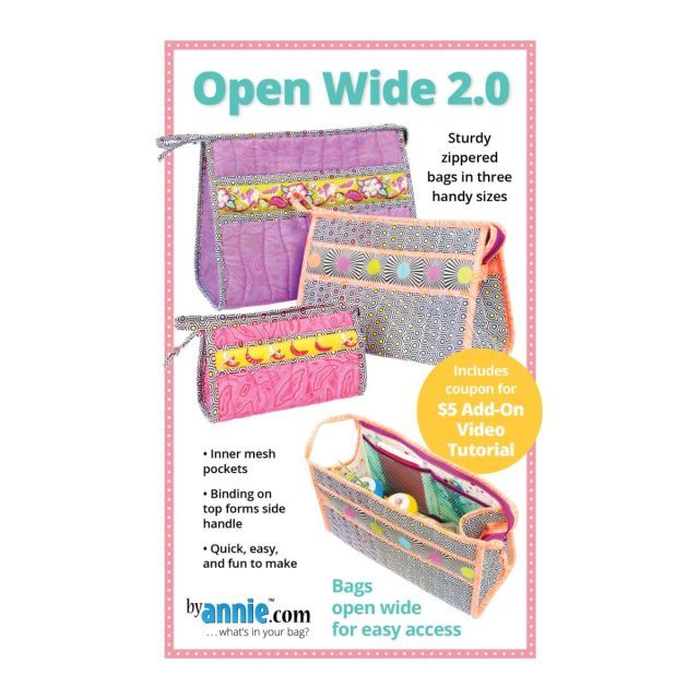 Open Wide 2.0 - Bag Paper Pattern - ByAnnie