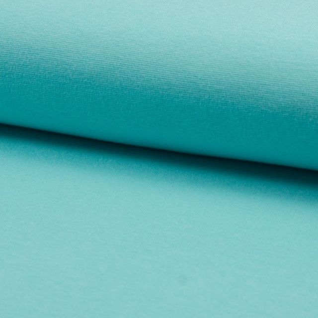 Organic Cotton Ribbing - Aqua "Lily Collection" (col. 102)
