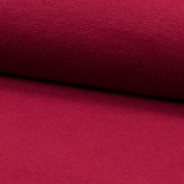 Organic Cotton Ribbing - Framboise  "Lily Collection" (col. 118)