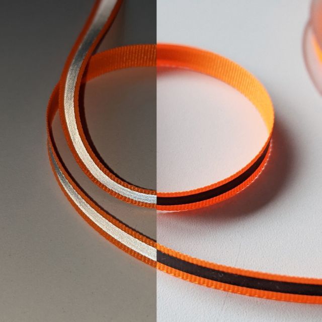 Reflective Tape 10mm - Neon Orange