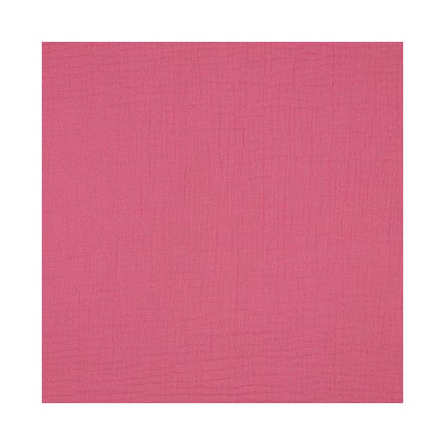Double Gauze - Solid Pink col.58 - 100% Organic Cotton