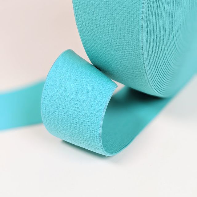 "Soft Touch" Elastic 40mm Turquoise (Col.554)