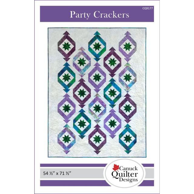 PARTY CRACKERS - Quilt Pattern by Canuck Quilter Designs - Printed Version
