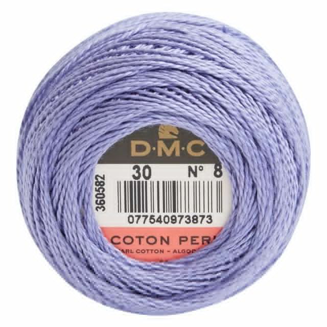Perle Cotton Ball Size 8 -  Color 030 by DMC France (approx. 80m)