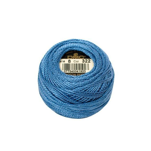 Perle Cotton Ball Size 8 -  Color 322 by DMC France (approx. 80m)