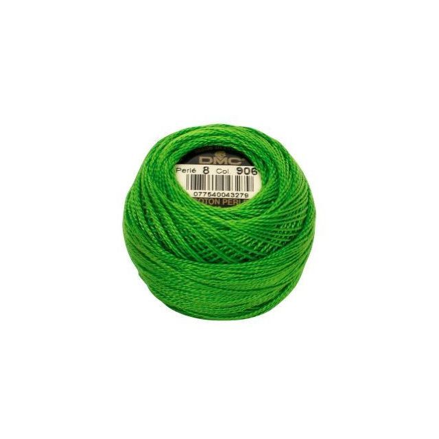 Perle Cotton Ball Size 8 -  Color 906 by DMC France (approx. 80m)