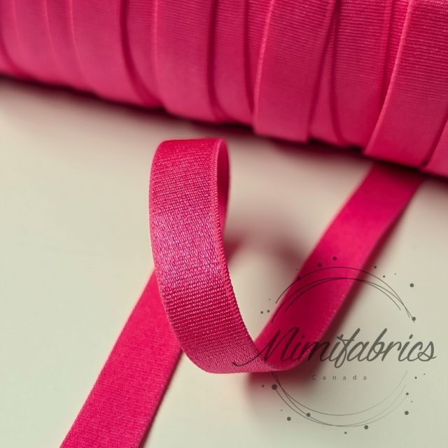 Bra Elastic 12mm - Hot Pink