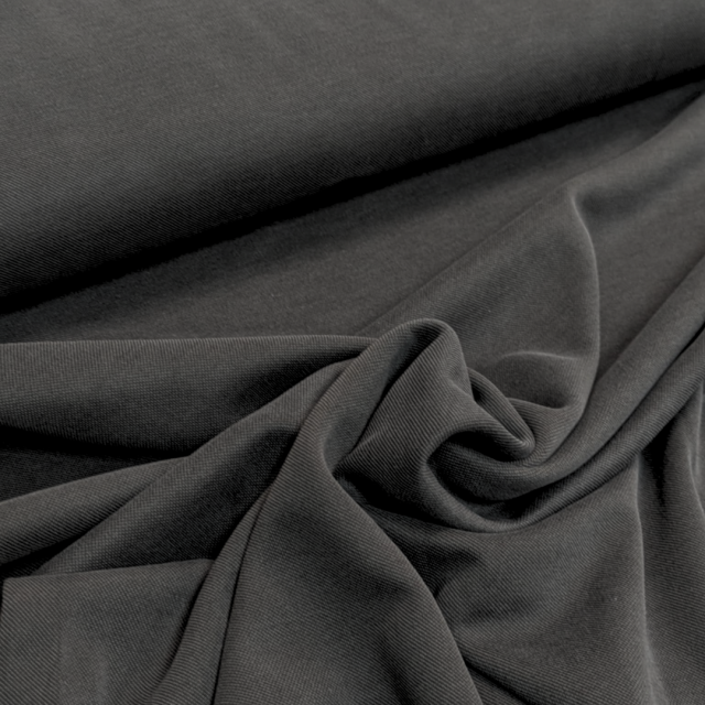 BOLT END - 145 CM - Modal Tencel Piqué Jersey - Sienna - Black