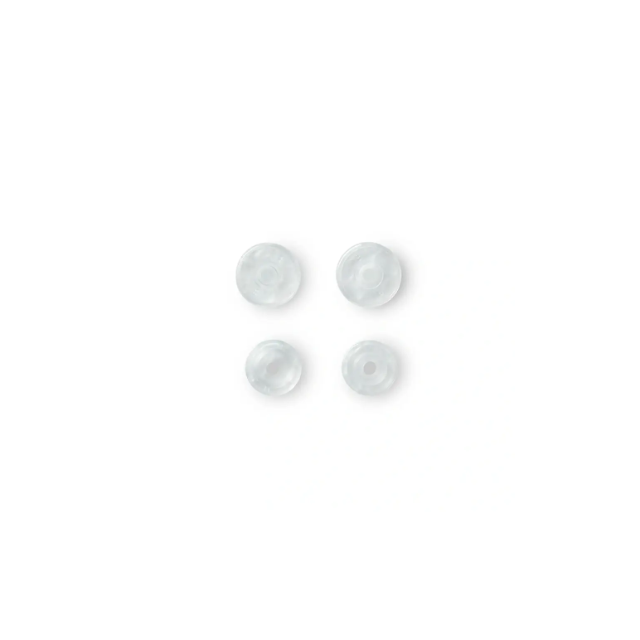 Prym Color Snap 12.4mm - Round - Transparent Shiny Finish (393199)