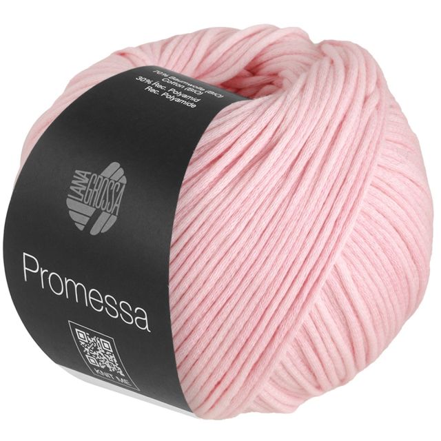 PROMESSA - Cotton Tube yarn - Rose Col. 05 - 50g Skein by Lana Grossa
