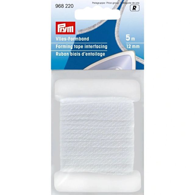 Prym - Iron On Forming Tape Interfacing in White - 12mm x 5m