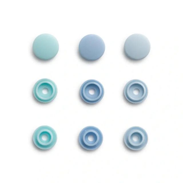 Prym Color Snap Mini Assortment  9mm - Circle - Light Blue