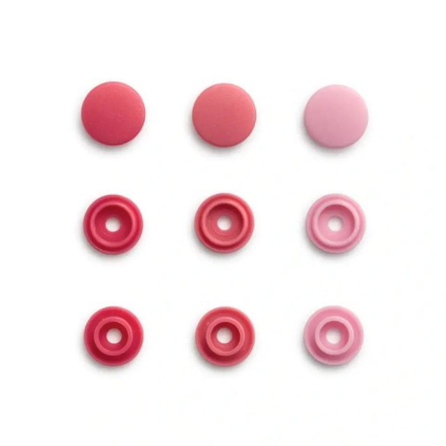 Prym Color Snap Mini Assortment  9mm - Circle - Pink