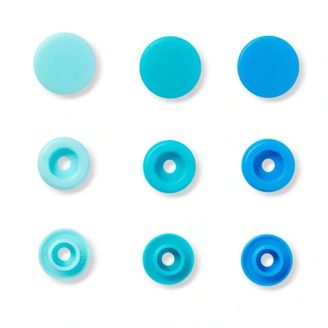 Prym Color Snap Assortment 12.4mm  - Circle - Blue