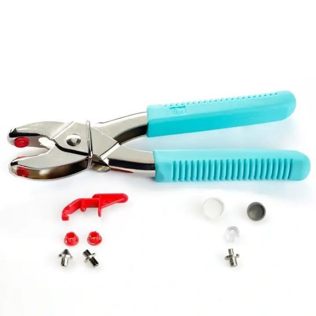 Prym - Vario Pliers - Prym Love Turquoise with Plastic Snap Adapter (390901)
