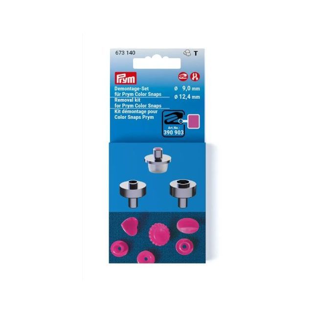 PRYM -Removal kit for Prym Color Snaps, 9 and 12.4 mm - 673140