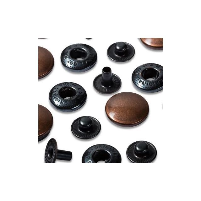 Prym - Non-sew refill for Anorak snap fastener, 15mm, Old Copper 10pcs (390328)