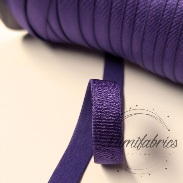 Bra Elastic 12mm - Dark Purple