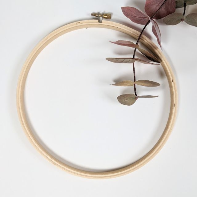 8" Embroidery Hoop Wood 