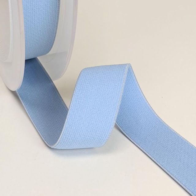 "Soft Touch" Elastic 25mm - Baby Blue (Col.500)
