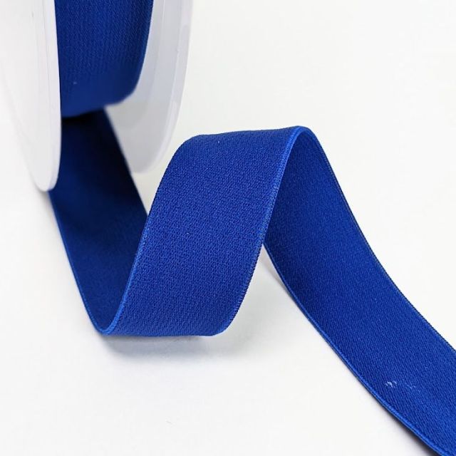 "Soft Touch" Elastic 25mm - Blue (Col.507)
