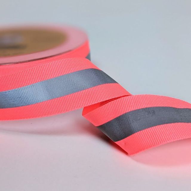 Reflective Tape 25mm - Neon Pink