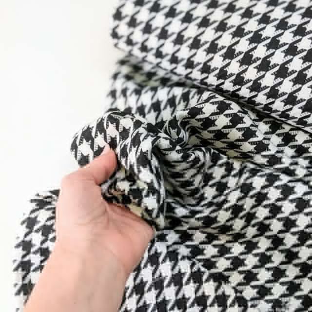 Houndstooth Jacquard Woven - approx 10mm (large)