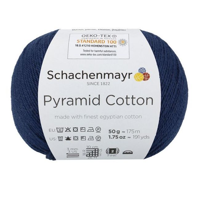 Schachenmayr Pyramid Cotton 50g - Marine Blue