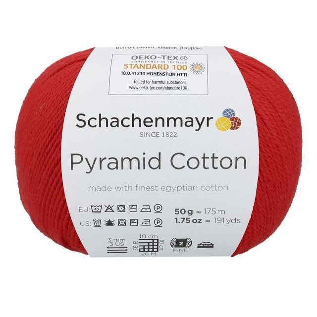 Schachenmayr Pyramid Cotton 50g - Red