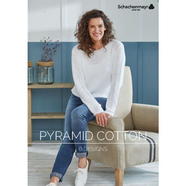SCHACHENMAYR Pyramid Cotton Knitting Patterns - Booklet with 6 Designs ENGLISH
