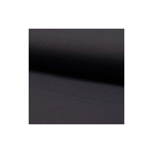 Bengaline Stretch Woven - Viscose/Nylon Blend - Dark Grey Solid (Brushed)