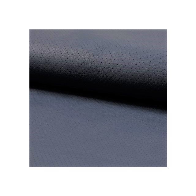 Faux Leather Superstretch - "Tanya" Navy Matte