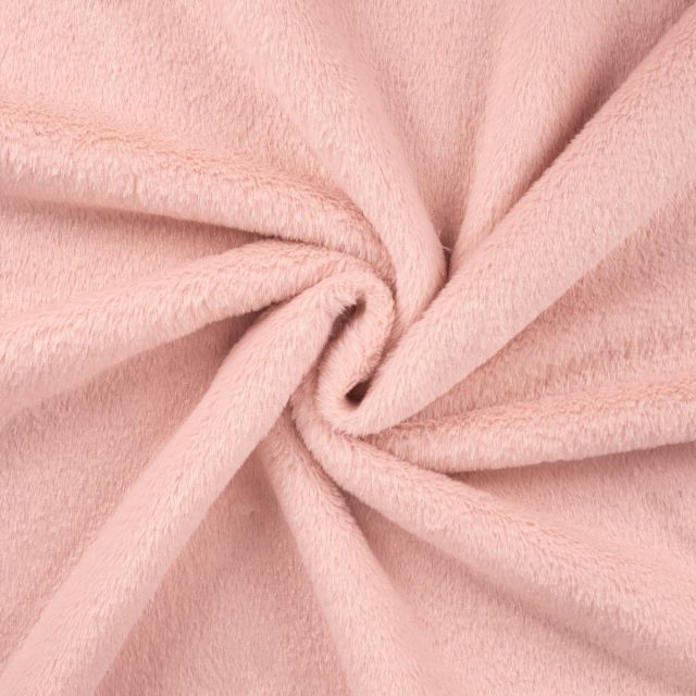 Faux Fur Pink with Gold Glitter