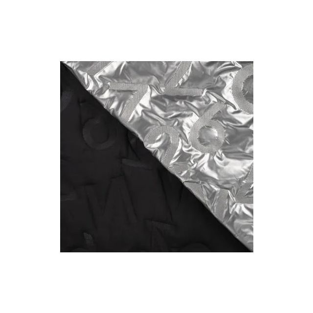 Quilted Nylon with Metallic Finish - Pewter Col 610