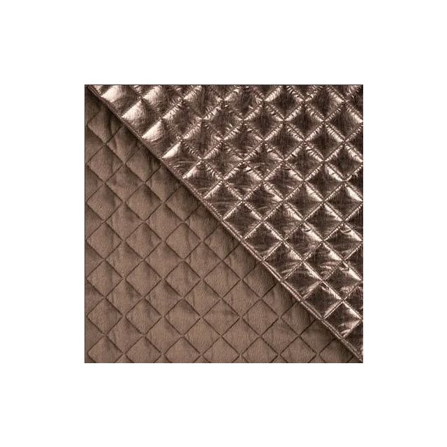 Quilted Nylon with Fleece Lining - Metallic Bronze Col. 760