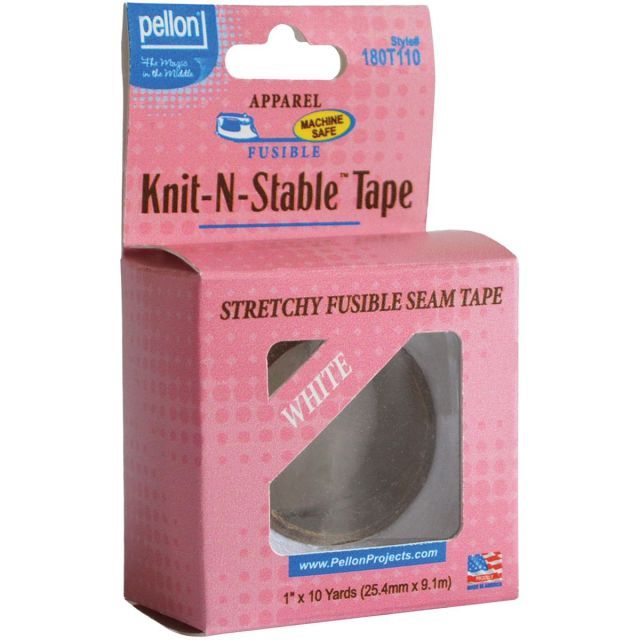 Knit-N-Stable Tape - Fusible - 1" x 10 YDS - Fusible Stretch Seam Tape