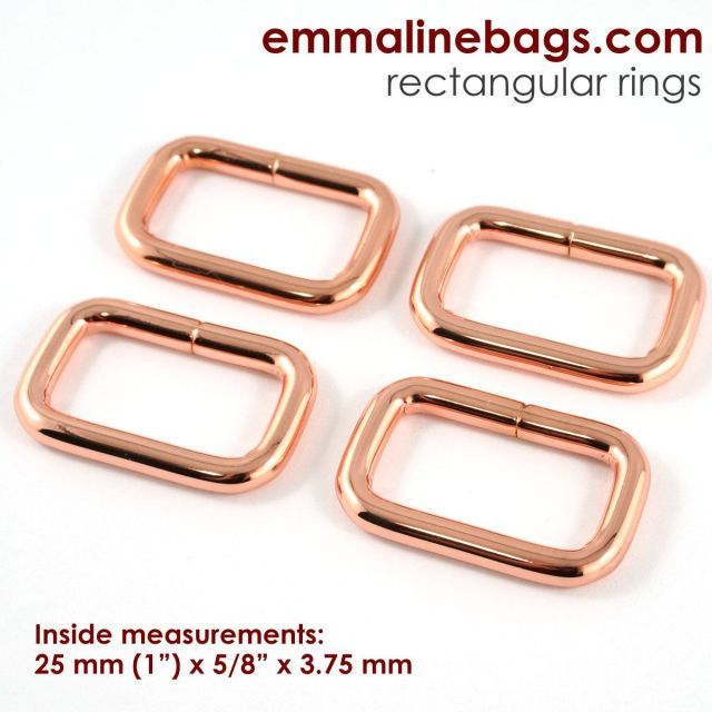 Rectangular Ring - 25mm - Copper