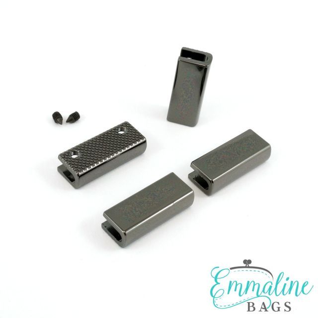 Strap end cap - Gunmetal