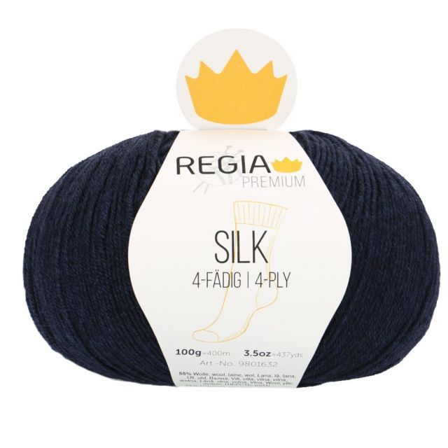 REGIA 4-Ply PREMIUM Silk 100g - Marine Mottled