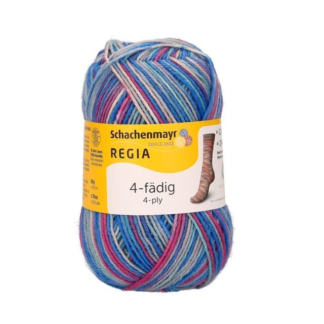 REGIA 4-Ply Self Patterning Yarn 50g - Potpourri