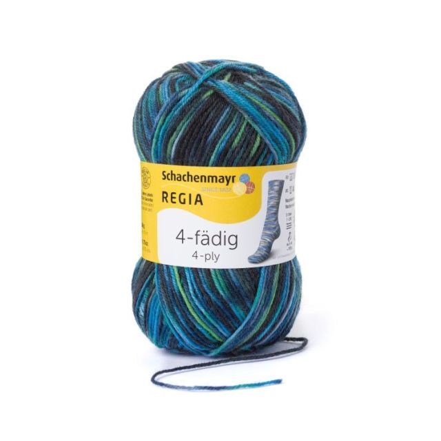 REGIA 4-Ply Self Patterning Yarn 50g - Allround