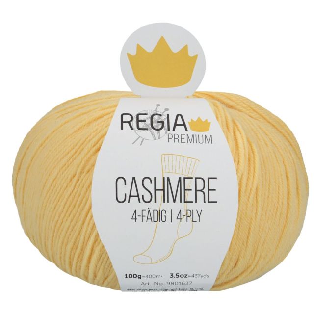 REGIA 4-Ply PREMIUM Cashmere 100g - Mimosa Col. 22