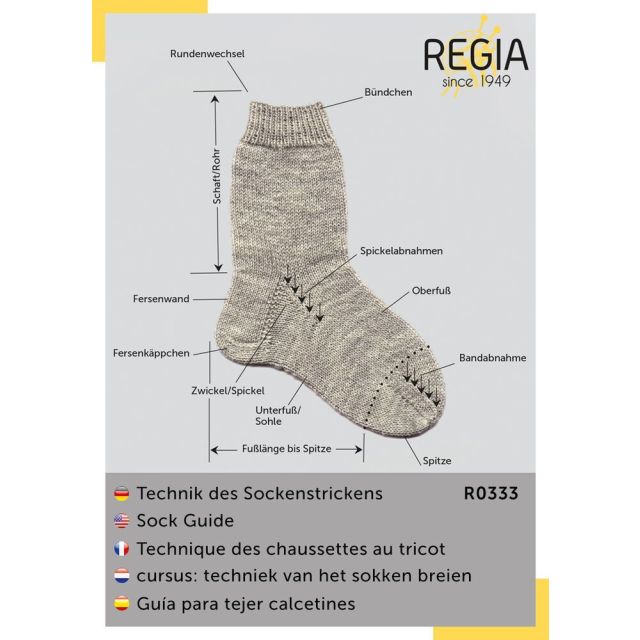 REGIA Sock Guide R0333 - English